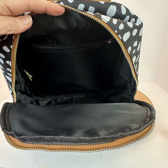 VIV & LOU Spotted Lauren Backpack S Hot Pink Chenille Patch Back Pack - Picture 5 of 10